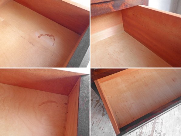 松本民芸家具 ミズメザクラ無垢材 503型 5段6杯 チェスト 箪笥 民藝 参考価格¥329,400- ♪