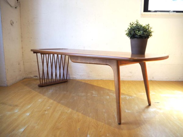 アクメファニチャー ACME Furniture デルマー コーヒーテーブル DELMAR COFFEE TABLE スタンド付 USミッドセンチュリーデザイン ★