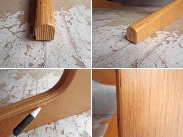 無印良品 MUJI リビングでもダイニングでもつかえる テーブル オーク材 W130cm シンプル ナチュラルデザイン ♪