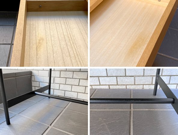 ウニコ unico ホクストン HOXTON センターテーブル アッシュ × アイアン ローテーブル インダストリアル モダン ■