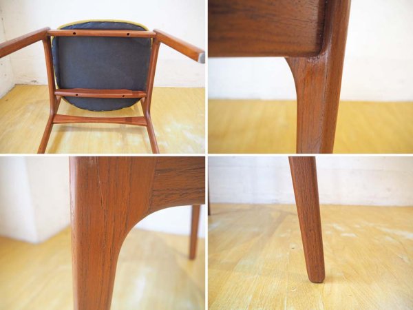 エリック・バック Model49 チーク材 ダイニングチェア デンマーク 北欧 ビンテージ ★