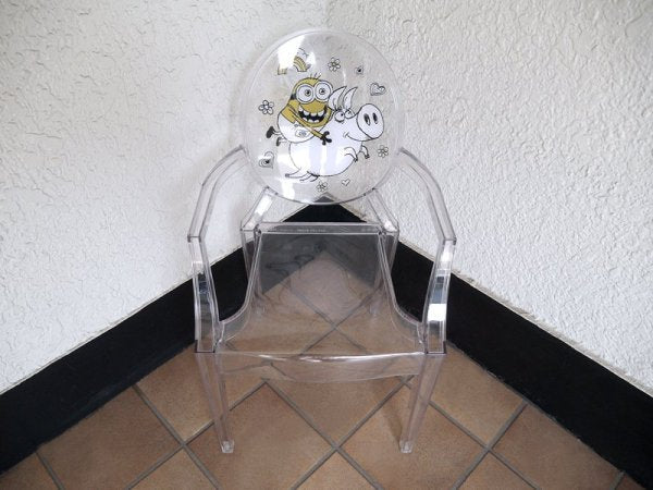 カルテル Kartell × ユニバーサルスタジオ ルールーゴースト Lou Lou Ghost 子供椅子 キッズチェア 世界限定100脚 ミニオン MINIONS 展示美品 Starck ◇