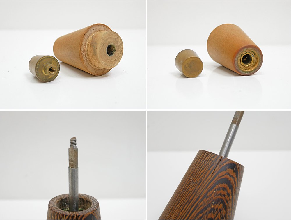 デンマークビンテージ Danish vintage スパイスセット ウェンジ材 トレイ付 5点セット 北欧食器 ●