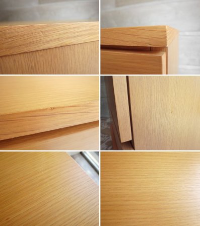 無印良品 MUJI オーク材 チェスト 4段 ナチュラル シンプル モダン 廃盤 定価¥48,900- ♪