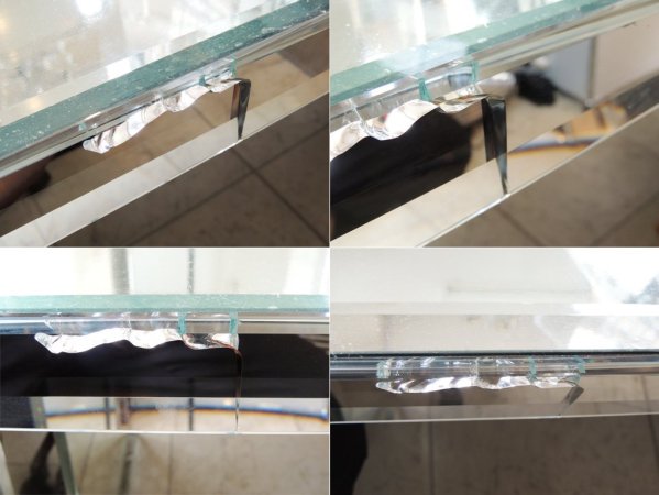 グラスイタリア GLAS ITALIA プリズムミラーテーブル 吉岡徳仁 定価¥1,167,100- ●