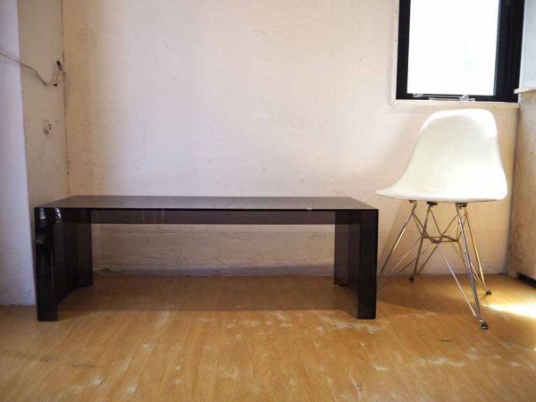 カルテル Kartell インビジブル サイドコンソール INVISIBLE Side console センターテーブル 吉岡 徳仁 ライトスモーク★