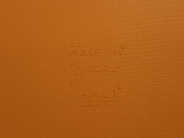 カルテル Kartell プリンスアハ PRINCE AHA スツール オレンジ フィリップ・スタルク ◎