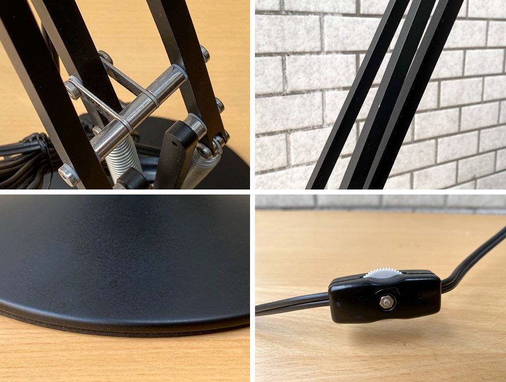 アングルポイズ ANGLEPOISE Type75 デスクランプ ジェットブラック Jet Black タスクライト 英国 ■