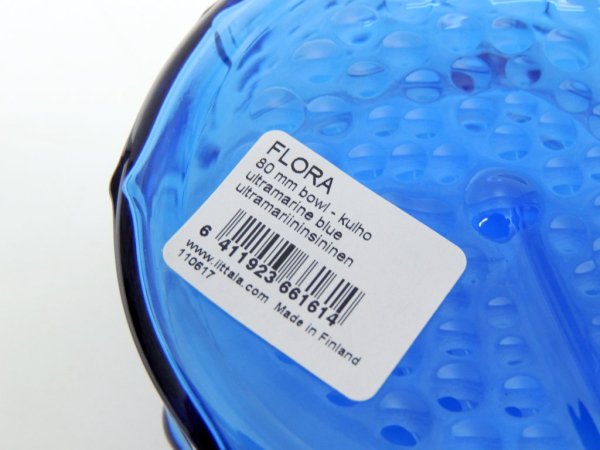 イッタラ iittala フローラ Flora ウルトラマリンブルー 8cm ボウル オイバ・トイッカ スコープ別注 未使用品 ●