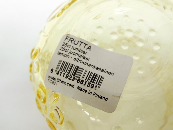 イッタラ iittala フルッタ Frutta タンブラー 250ml レモン オイバ・トイッカ スコープ別注 未使用品 ●