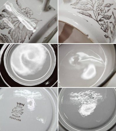 ゲフレ GEFLE フォンタナ FONTANA ティーカップ&ソーサー C&S 北欧食器 ●
