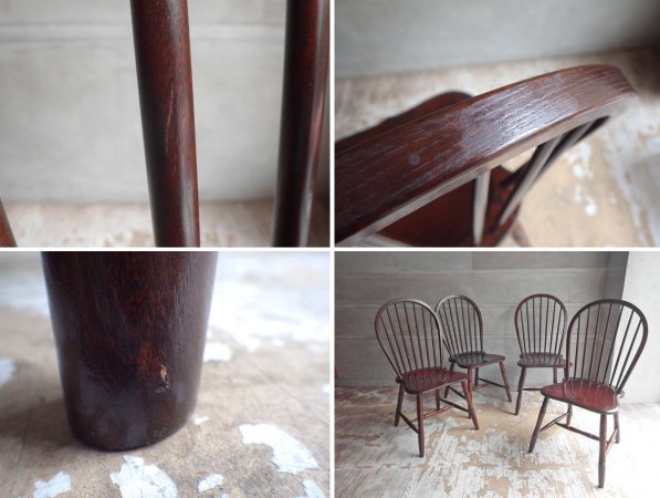 松本民芸家具 #72 リーチ型 ウィンザーチェア バーナードリーチ ミズメザクラ 刻印有 民藝 和モダン 定価¥81,000- A♪