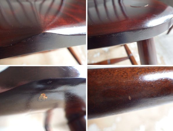 松本民芸家具 #72 リーチ型 ウィンザーチェア バーナードリーチ ミズメザクラ 刻印有 民藝 和モダン 定価¥81,000- C♪