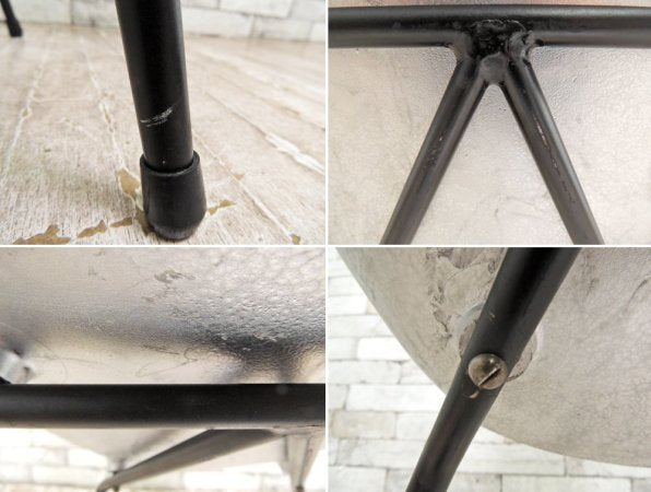 メゾンデュモンド Maisons du Monde チューリップチェア Tulip Chair 鋳造アルミニウム合金製シート 名作復刻廃番品 ピエール・ガーリッシュ Pierre Guariche ●