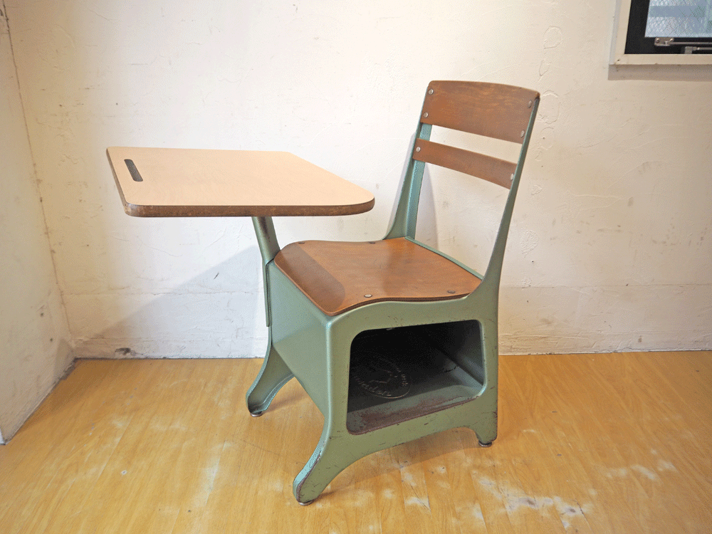USビンテージ スクールデスク チェア キッズデスク 学校机 ミッド USビンテージ スクールデスク チェア キッズデスク 学校机 ミッド