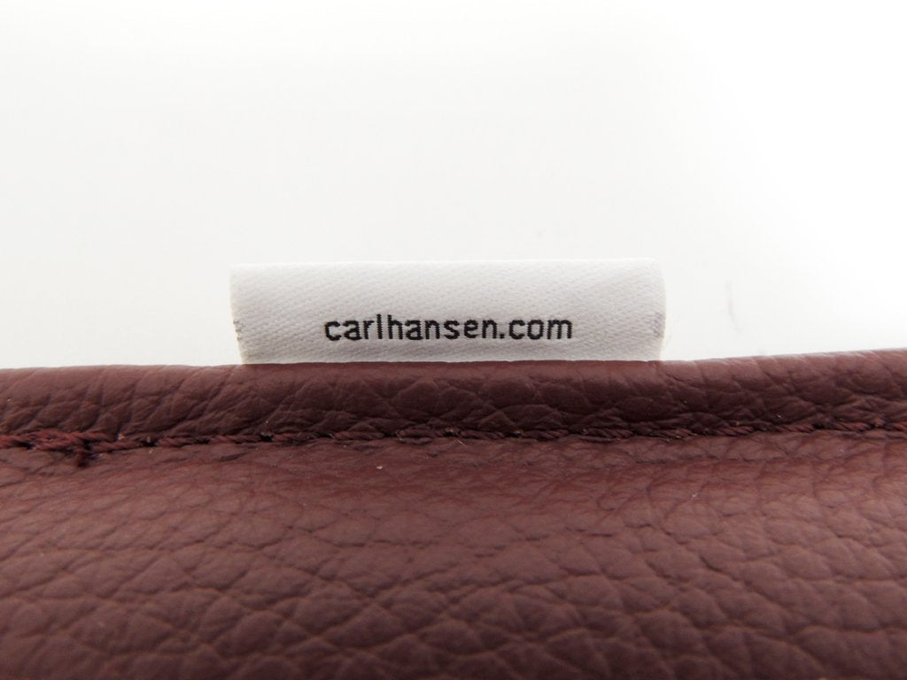 カールハンセン&サン Carl Hansen & Son ウィッシュボーンチェア WISHBONE CHAIR CH24 Yチェア 専用チェアクッション レザー ダークレッド A ●