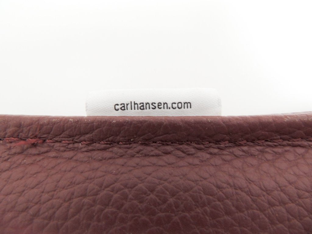 カールハンセン&サン Carl Hansen & Son ウィッシュボーンチェア WISHBONE CHAIR CH24 Yチェア 専用チェアクッション レザー ダークレッド B ●