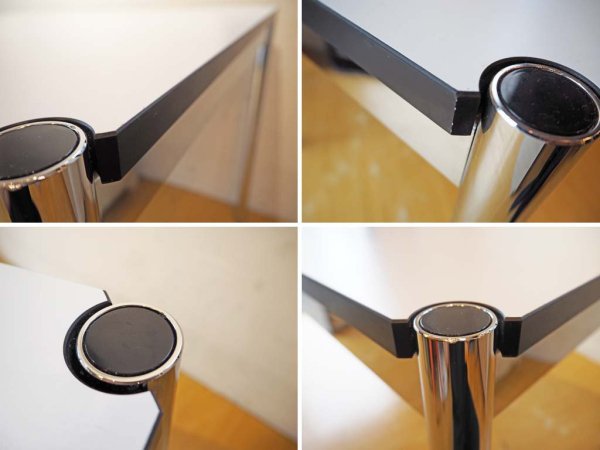 USMモジュラーファニチャー USMハラー USM Haller ワーキングテーブル カンファレンステーブル ダイニングテーブル オフィスデスク W150cm ホワイトラミネート天板 A ★