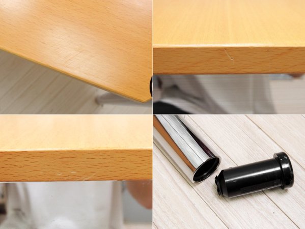 USM モジュラーファニチャー USMハラー テーブル USM Haller Table ワーキングテーブル ダイニングテーブル デスク ビーチ材 ナチュラル天板 ●