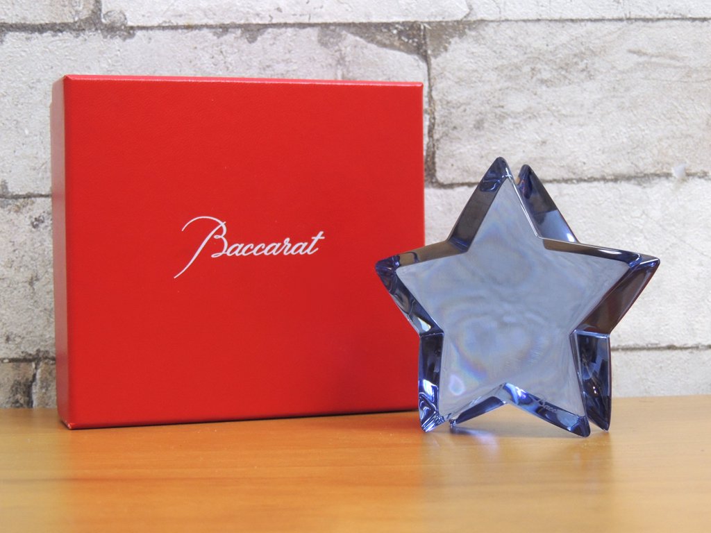 Baccarat バカラ クリスタル ザンザン スター 星 ペーパーウェイト