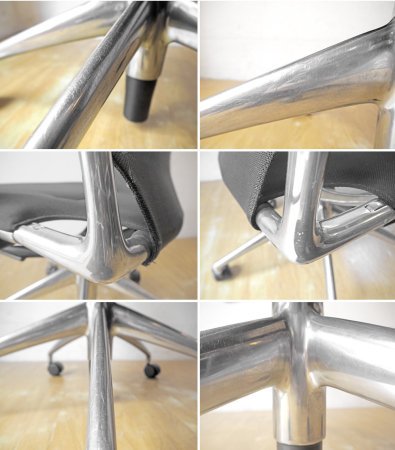 ヴィトラ vitra メダ MEDA エグゼクティブ オフィスチェア アルミベース デスクチェア ハイバック アルベルト・メダ デザイン ★