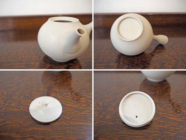 加藤 財 急須 茶器 入手困難 横手急須 宙 SORA 陶磁器 人気 急須作家 白磁 Takara Kato★
