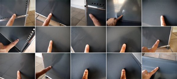 ユーエスエムハラーシステム USM Haller 1×2 サイドボード W786 アントラサイト 定価¥144,383+α シェルフ キャビネット オフィス家具 MoMA スイス製 ◇