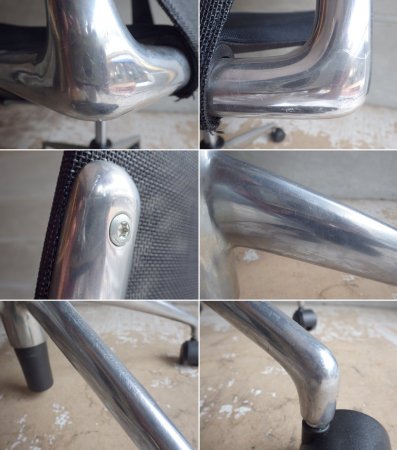 ヴィトラ vitra メダ MEDA エグゼクティブ オフィスチェア アルミベース デスクチェア ハイバック アルベルト・メダ 取扱説明書付き ♪