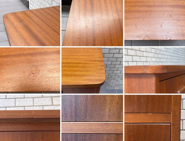 北欧 ビンテージ チーク材 チェスト 3段 オイル仕上げ ローチェスト 北欧家具 ■