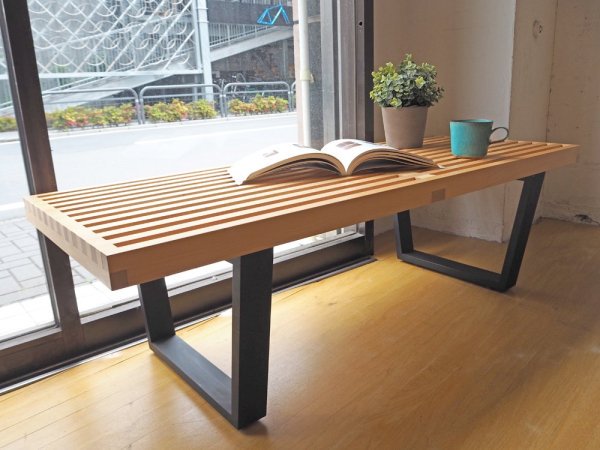 ハーマンミラー Herman Miller ネルソンプラットフォームベンチ メープル材 Nelson Platform Bench ジョージ・ネルソン 定価:201,300円
★