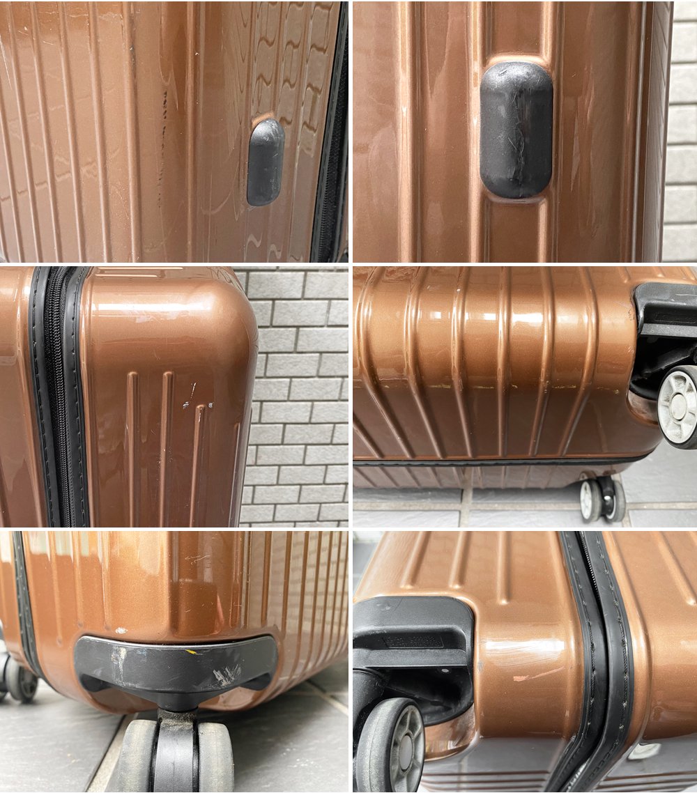 リモワ RIMOWA サルサエアー SALSA AIR スーツケース キャリーケース 91L マルチホイール 4輪 TSAロック コニャック ■