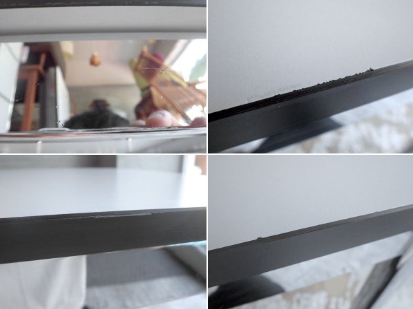 USMモジュラーファニチャー USMハラー USM Haller ワーキングテーブル カンファレンステーブル ダイニングテーブル W150cm ホワイトラミネート天板 A♪