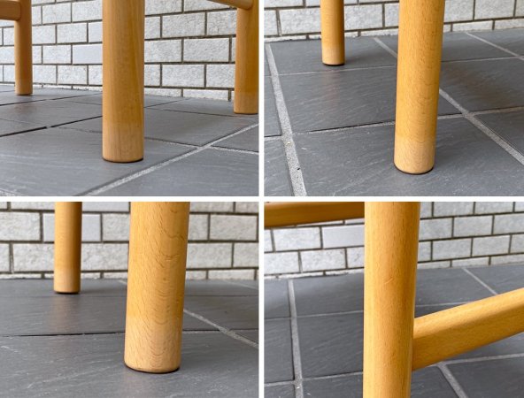カールハンセン & サン Carl Hansen & Son CH53 フットスツール FOOTSTOOL ハンス・J・ウェグナー Hans.J.Wegner ビーチ材 ラッカー仕上げ デンマーク ■