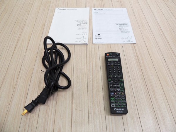 パイオニア pioneer VSA-LX70 AVアンプ マルチチャンネル リモコン 付き オーディオ ●