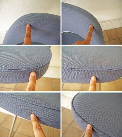 ノル Knoll 72 サイドチェア ビンテージ エーロ・サーリネン ミッドセンチュリー ファブリック スチールレッグ ◇