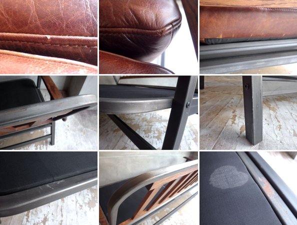 アクメファニチャー Acme Furniture グランビュー Grandview 2P ソファ オイルレザー ビンテージ加工 インダストリアル カフェスタイル ♪