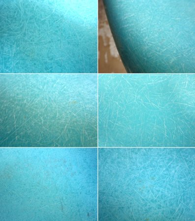 ハーマンミラー Harman Miller 2nd ビンテージ サイドシェルチェア FRP ターコイズ エッフェルベース C&Rイームズ ミッドセンチュリー 希少カラー ♪