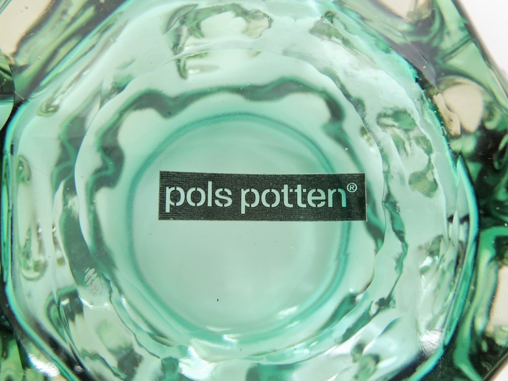 ポルスポッテン Pols Potten ガラスベース Glass Vase Green オランダ プールアニック取扱い ●