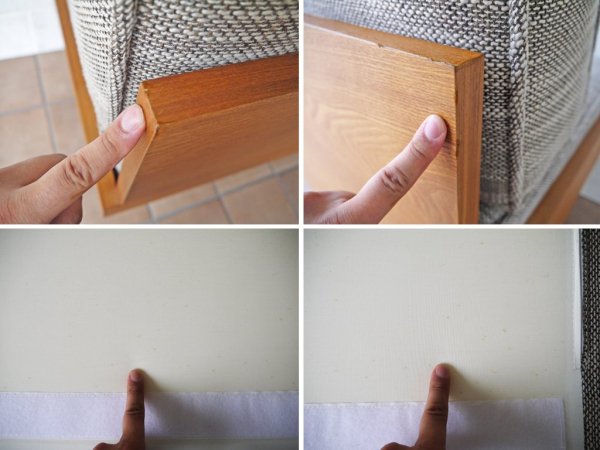 ウニコ unico アルベロ ALBERO シリーズ カバーリング ソファ 2シーター チークカラー フレーム × ベージュ K41 シート生地 定価¥76,780- 状態良好 ◇