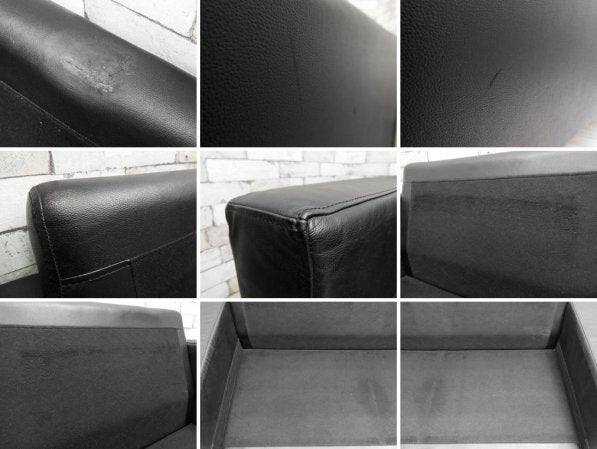 ムーア MOOR トウキョウ ソファ Tokyo Sofa 2.5人掛け ソファ 本革 ブラック TOKYO-1800-L 定価:\199,500- ●
