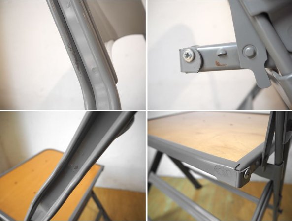 クラリン CLARIN フォールディングチェア 折り畳みチェア Folding chair SANDLER 専用バスケット付き P.F.S取扱 ★