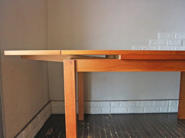 ウニコ unico リベロ LIBERO エクステンション ダイニングテーブル チェリー 廃盤 W120cm~180cm ◎