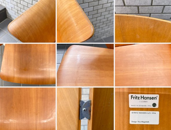 フリッツハンセン Fritz Hansen VM1 ヴィコチェア VICO Chair ヴィコ・マジストレッティ スタッキング B ■