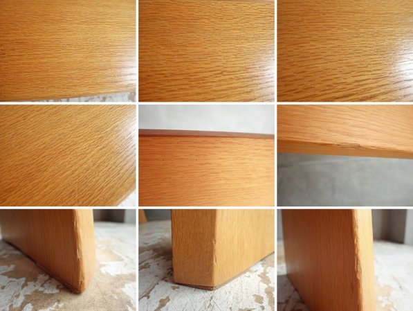 日進木工 ホワイトウッドシリーズ CARVE ベンチ WOB-160 オーク材 ナチュラル 定価¥85,800 ♪