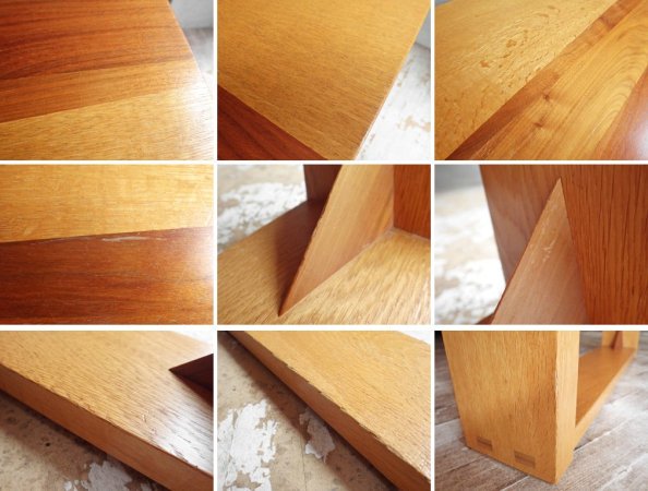 日進木工 ホワイトウッドシリーズ ダイニングテーブル W180 オーク×ブラックウォールナット ナチュラル ♪