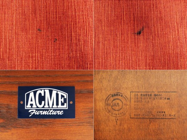 アクメファニチャー ACME Furniture カーディフ CARDIFF 3Pソファ タモ無垢材 定価約¥260,000- ●