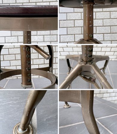 ノットアンティークス knot antiques トレド2 TOLEDO? ロースツール 昇降式 CRASH GATE取扱 ■