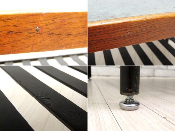 ノットアンティークス Knot antiques ギネス スチール コーヒーテーブル GUINNESS STEEL COFFEE TABLE トタン天板 × 鉄脚 クラッシュゲート取扱い ●