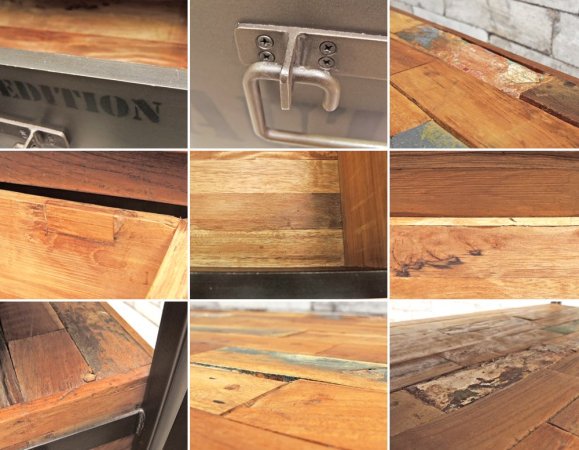 ディーボディ d-Bodhi フェルム インダストリアル 2ドロワー テレビボード FERUM INDUSTRIAL2 DRAWER TV BOARD S AVボード チーク古材 x アイアン ●