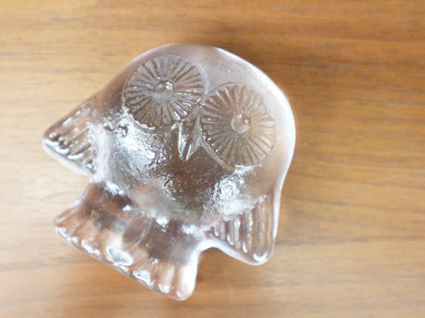 リサラーソン Lisa Larson Royal Krona Owl ふくろう 北欧雑貨 ガラス ヴィンテージ ◎